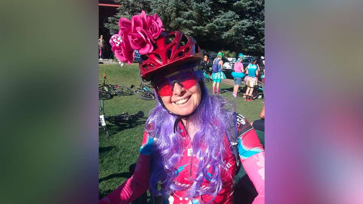 Park City mountain biker Cyndi Schwandt, 68, died Monday in a bike crash. Fellow riders remembered Schwandt as a "pioneer" of the mountain biking community in the area who was always willing to help others. (Photo: Courtesy of Kari Murray/Team Sugar)