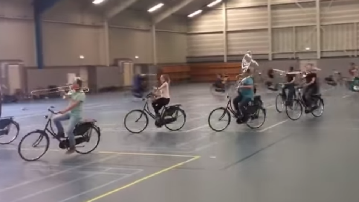 Have You Seen This? Bicycle showband is your new favorite kind of band