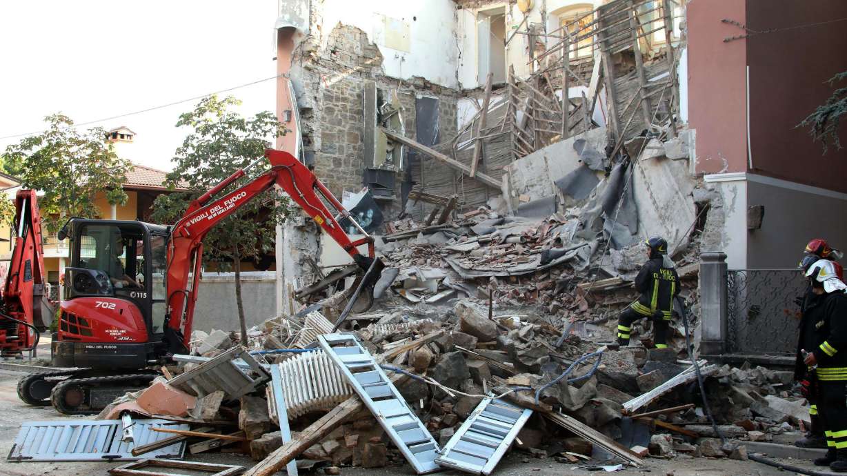 Italy: 3 killed in apparent gas explosion