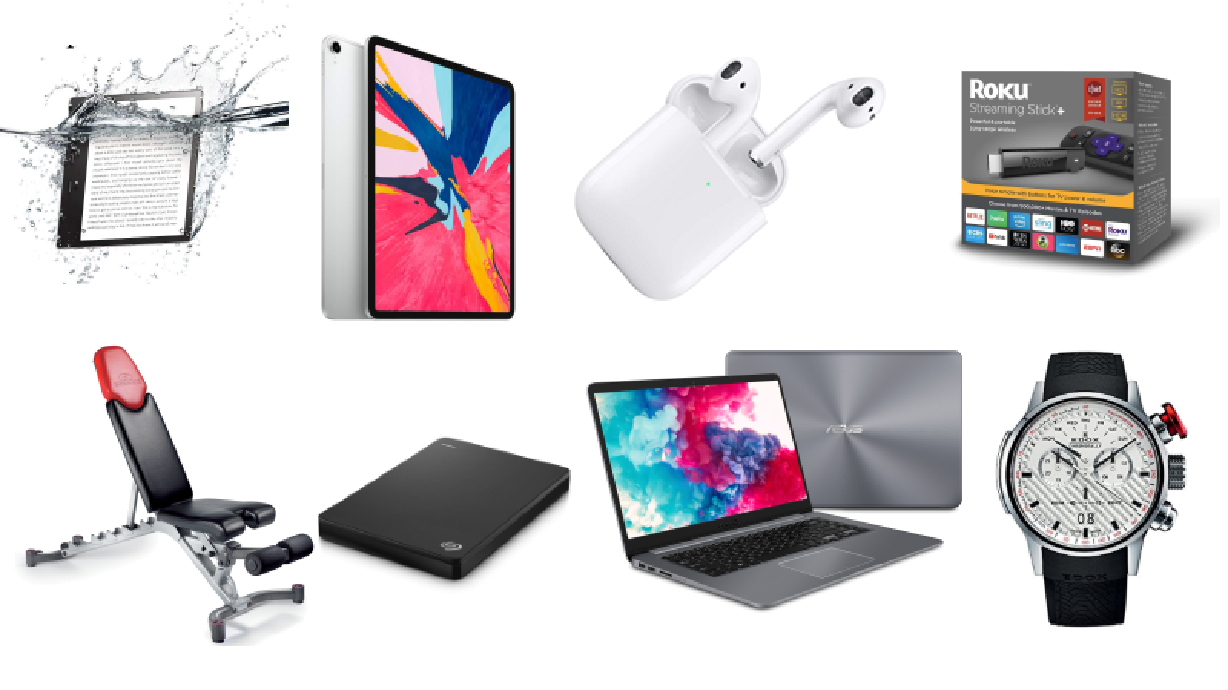 $20 off Apple Airpods with wireless case, $175 off 12.9" iPad Pro, $99 Bowflex Bench