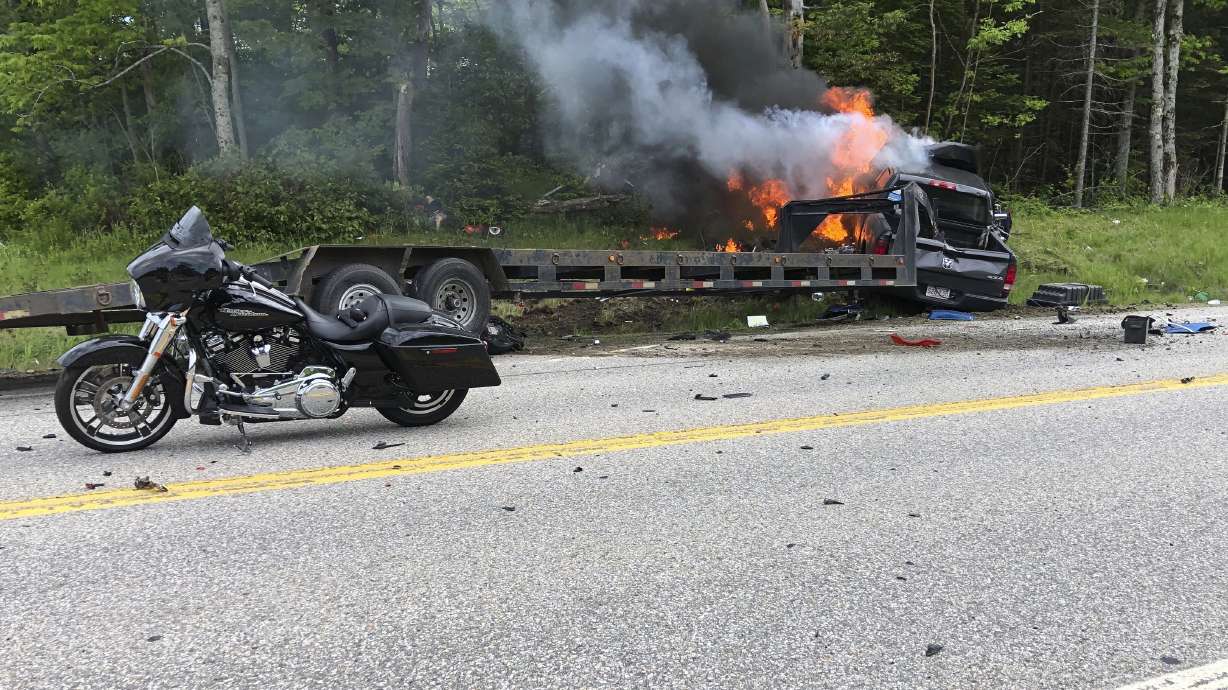 The Latest: Company linked to motorcycle crash cooperating