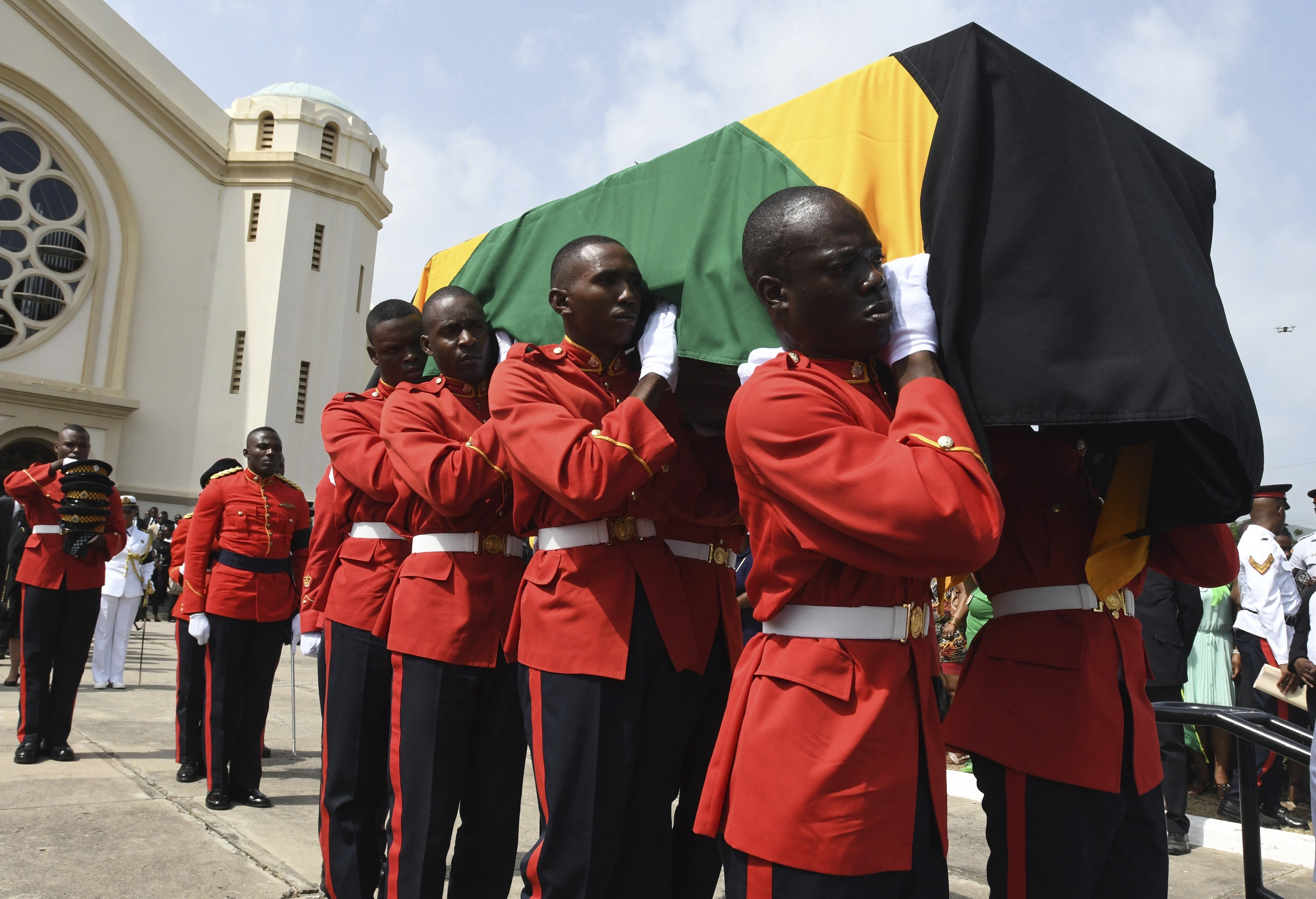 Thousands attend funeral of former Jamaican PM Edward Seaga
