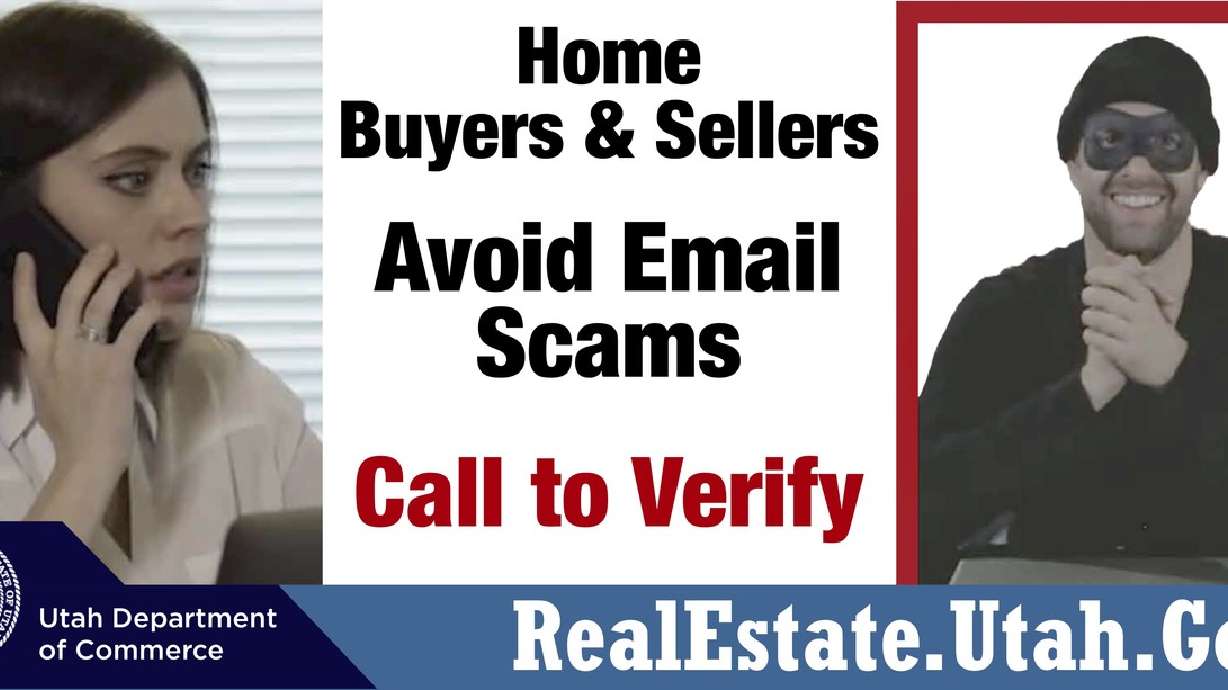Be wary of email scam targeting property transactions, Utah consumer protection officials say