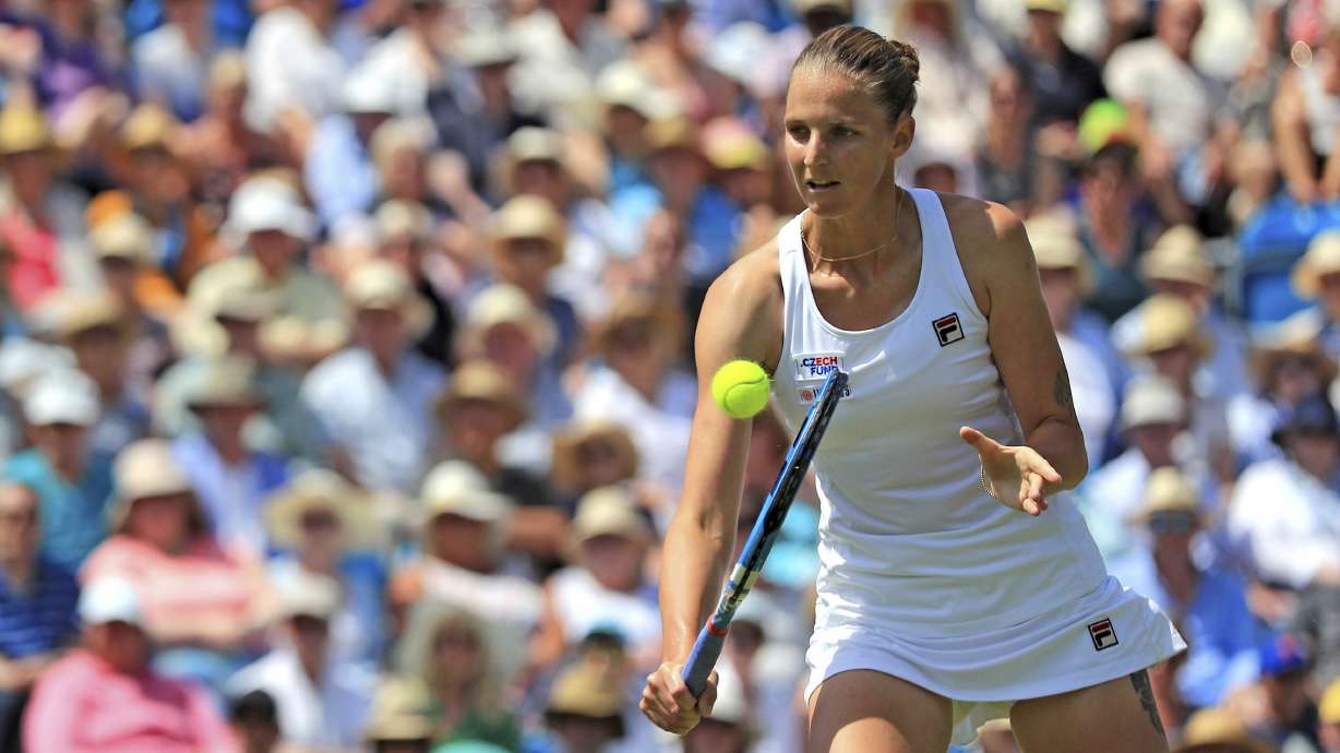 Pliskova beats Wimbledon champ Kerber in Eastbourne final