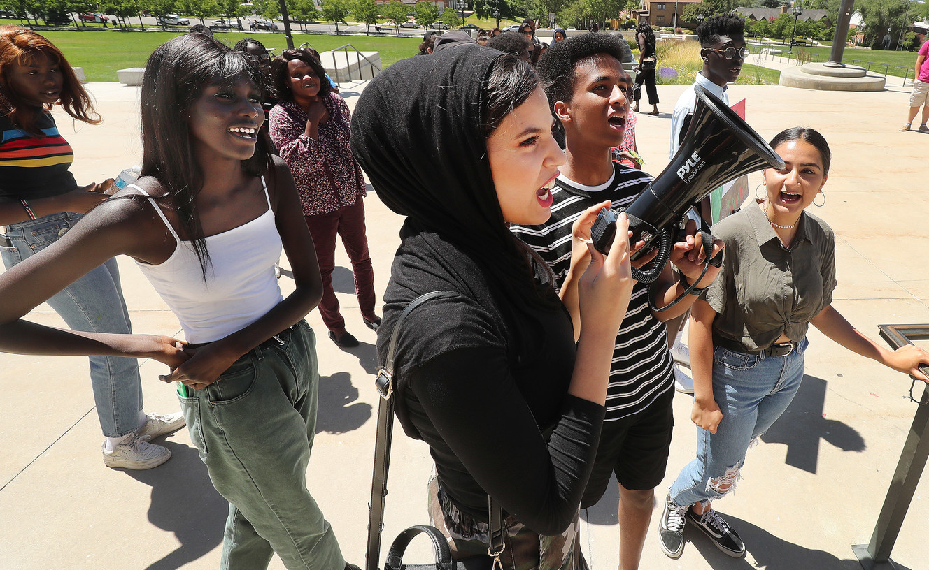 Refugees rally in Salt Lake City to support Sudan democracy movement