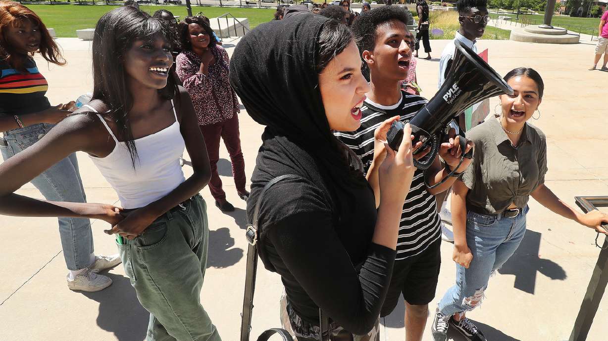 Refugees rally in Salt Lake City to support Sudan democracy movement