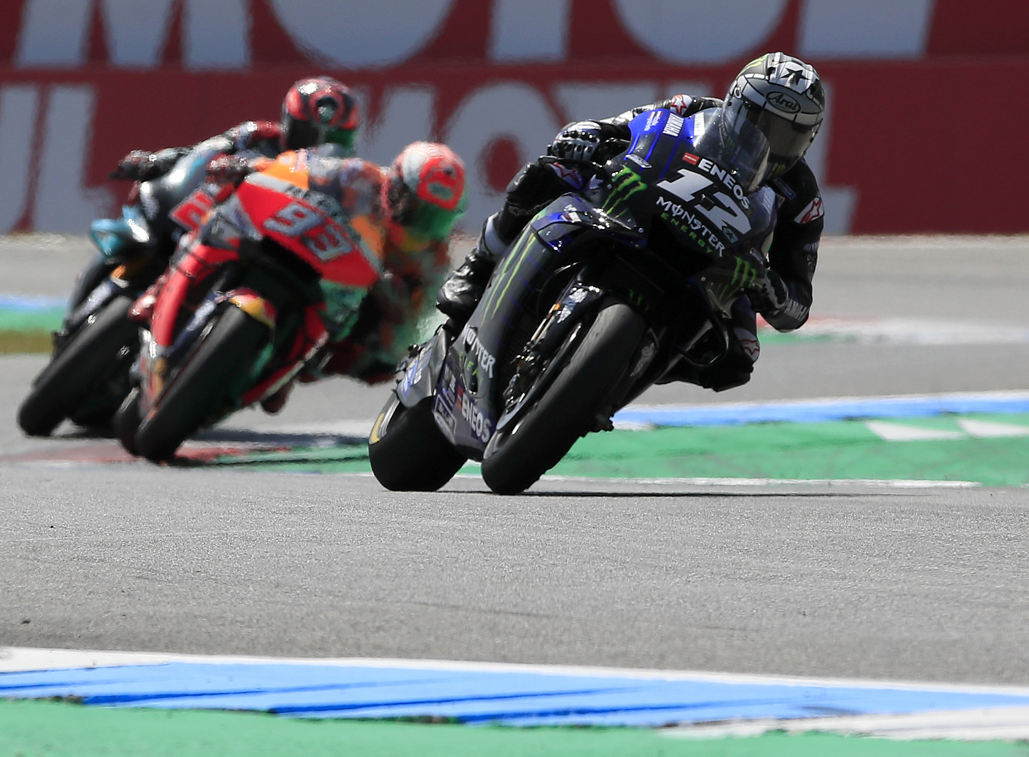 Vinales holds off world champ Marc Marquez to win Dutch GP