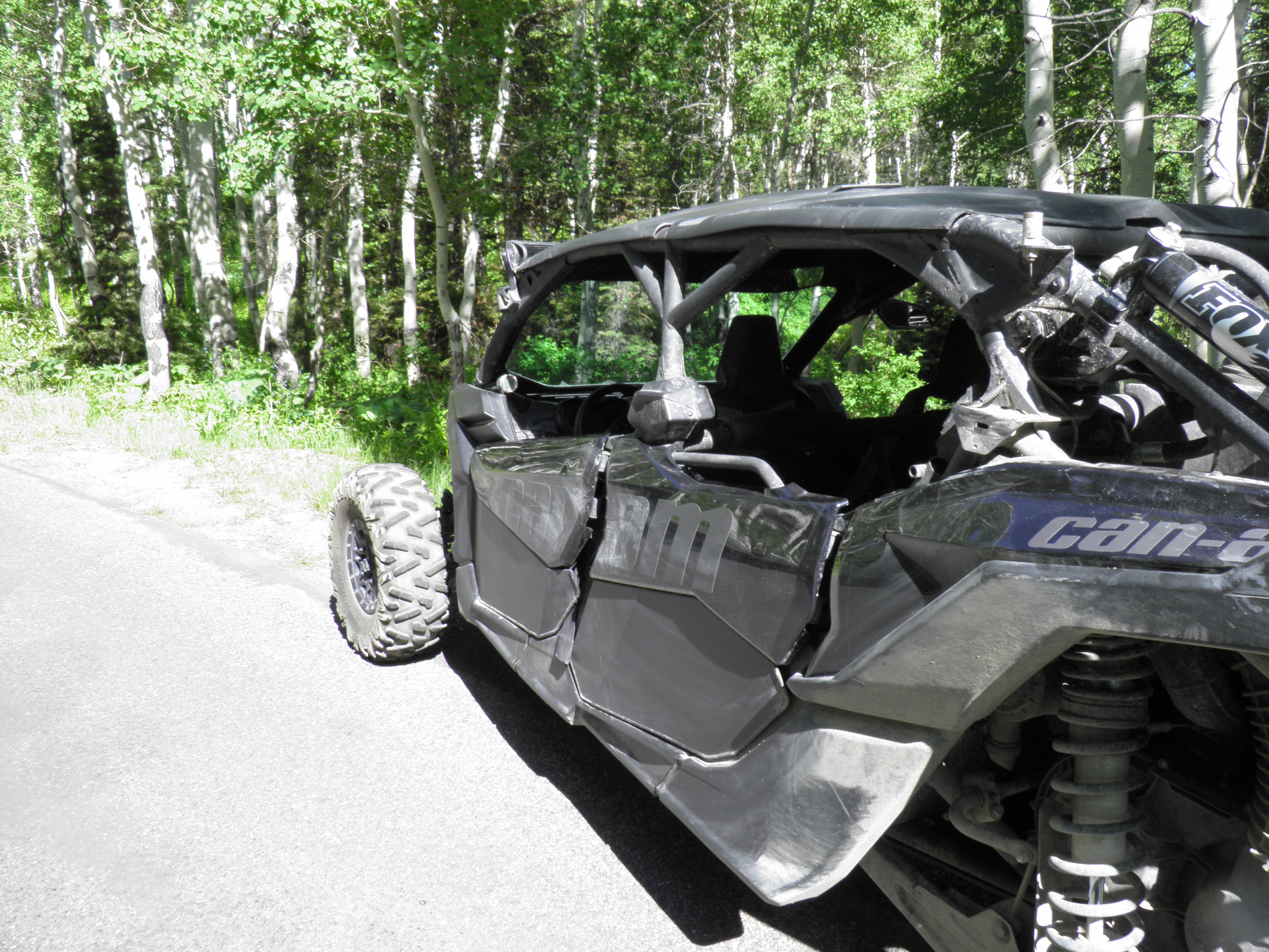 Cyclist critically injured after UTV collided with group of bikers