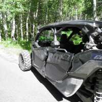 Cyclist critically injured after UTV collided with group of bikers