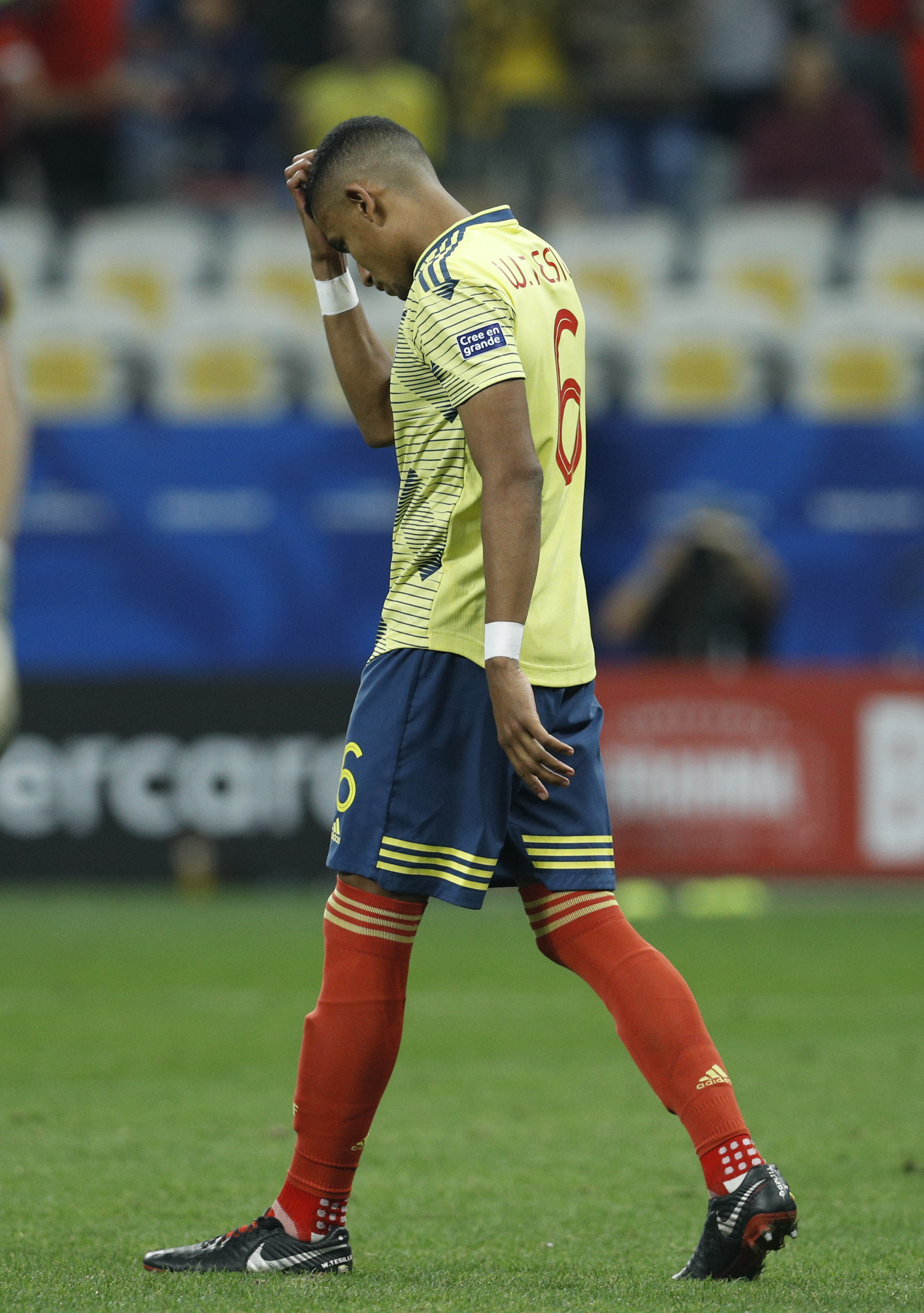 Colombia player's wife cites death threats after Copa exit