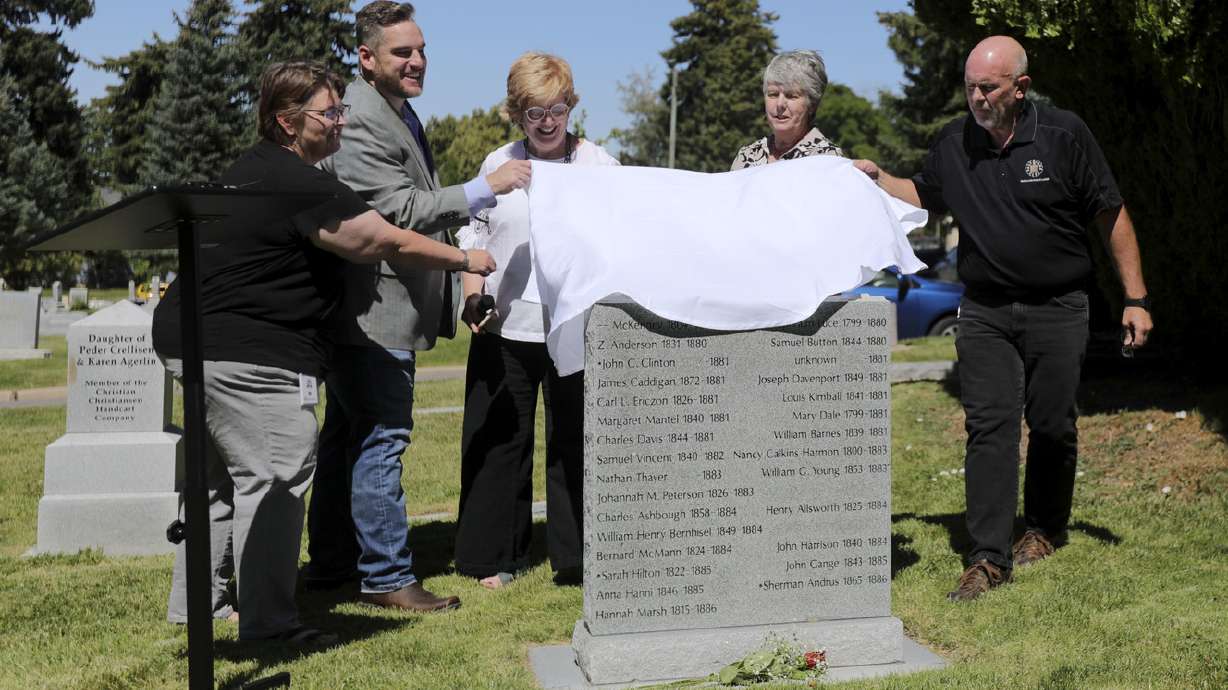 Marker memorializes 55 patients who died in Utah's first asylum