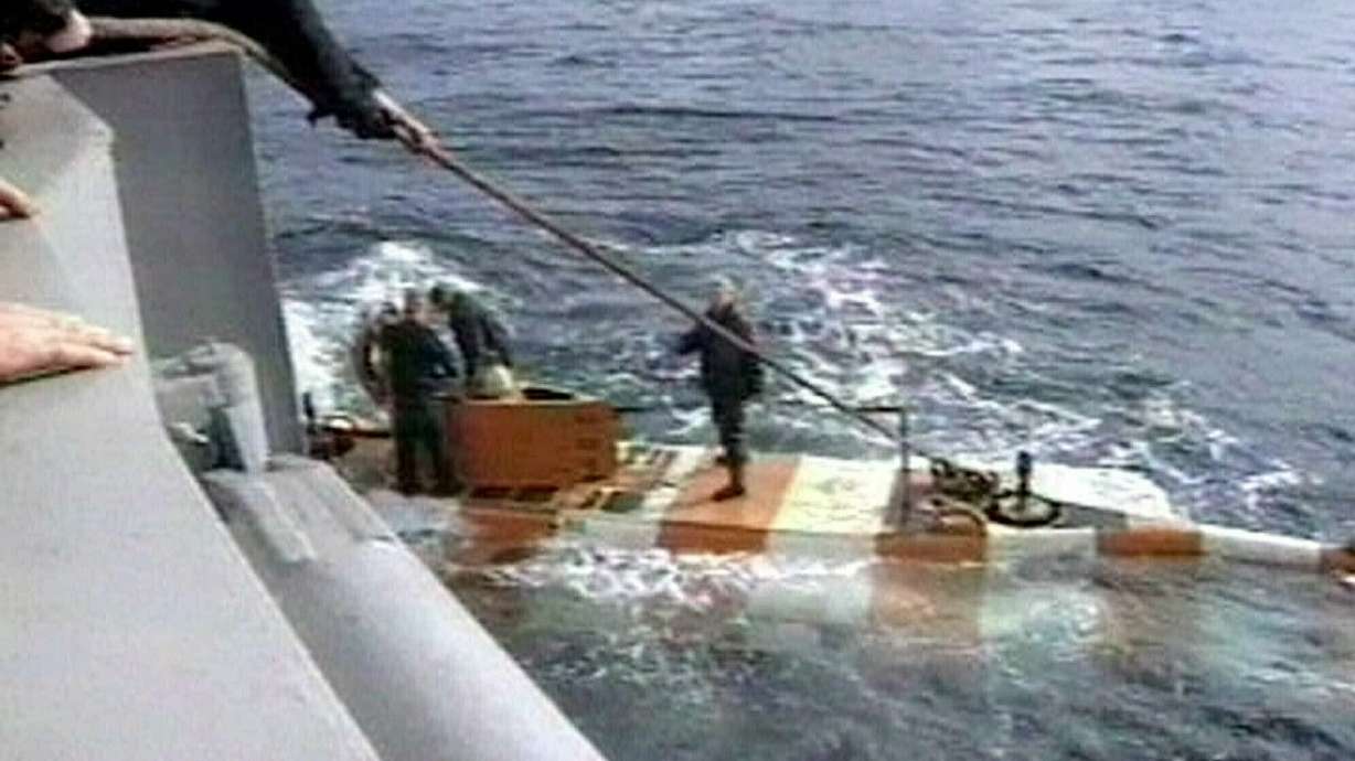 Russian defense chief says there are survivors of navy fire