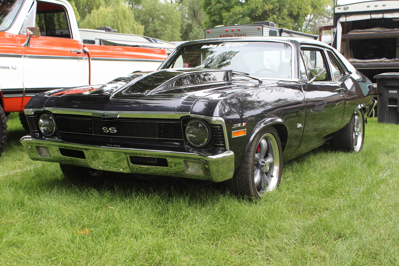 Eric Pack's 1970 Chevrolet Nova, the first car he ever bought, with a new life under the hood. (Photo: Brian Champagne)