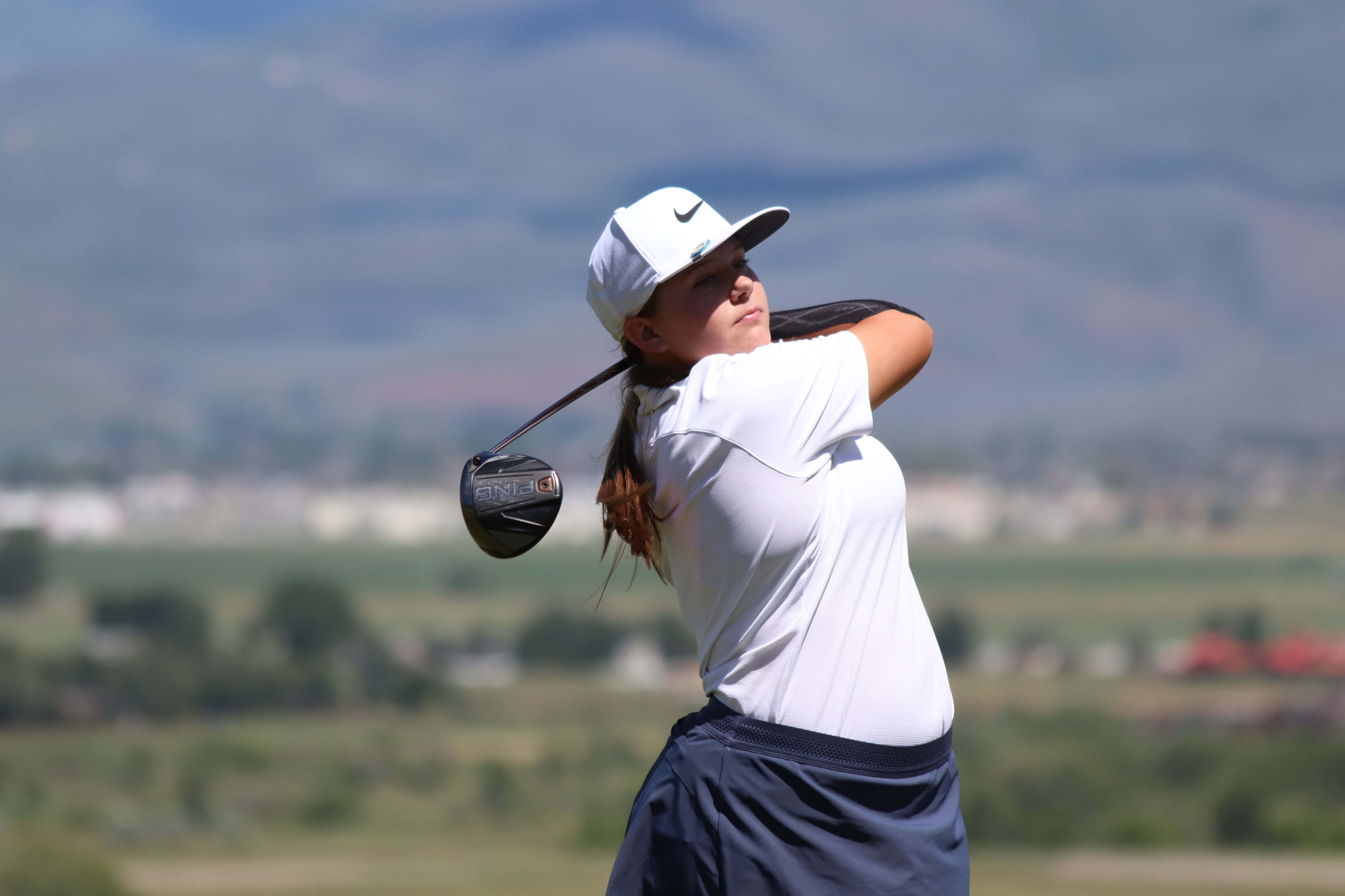 No sibling rivalry: 14-year-old Grace Summerhays aims to join brother Preston with Utah State Amateur run