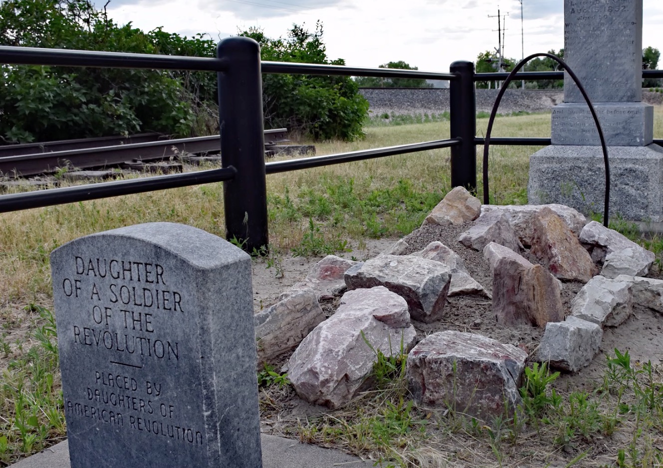 An undated photo of Rebecca Winters' grave, which is located in Scotts Bluff, Nebraska. Winters' grave was moved to its current location in 1996. The grave may be moved again in the future. (Photo courtesy Jacob Oscarson)