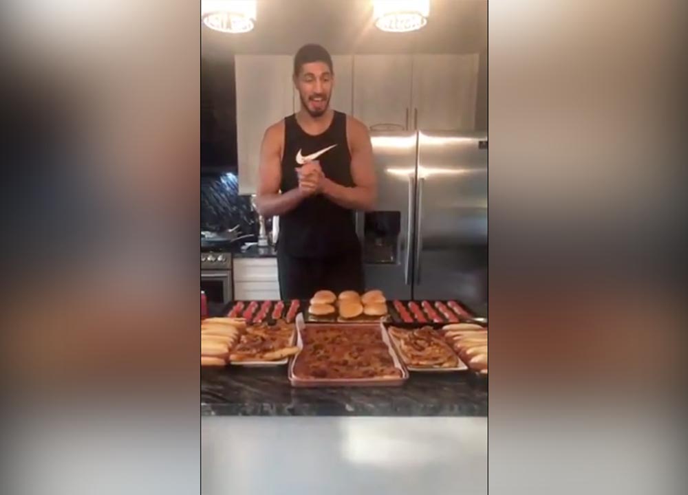 Have You Seen This? Former Jazz center Enes Kanter takes cheat day to a whole new level