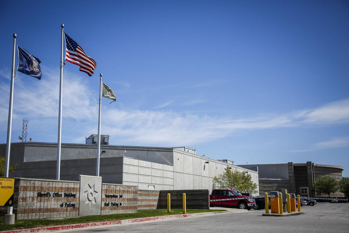 The Salt Lake County Jail in South Salt Lake is pictured on Monday, May 1, 2017.