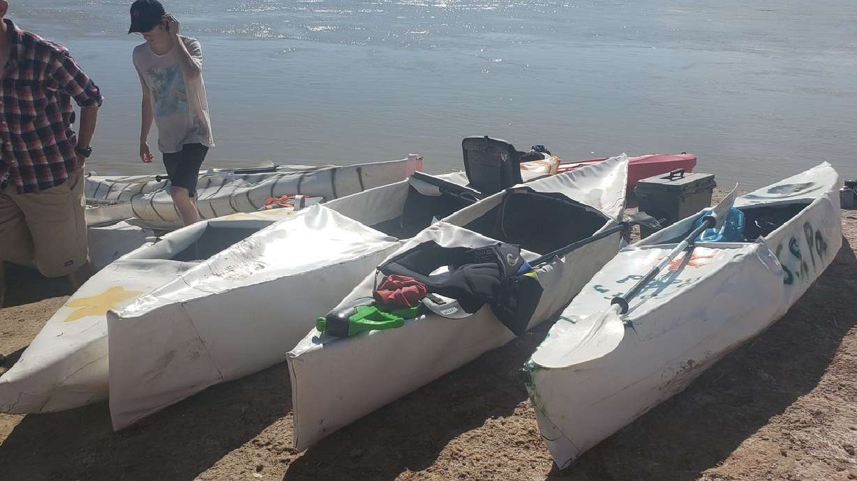 Scouts group rescued in Emery County after 'ill-fated' Green River trip in homemade canoes