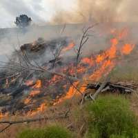 Crews fight new fire at Leamington Pass, extinguish 2 brush fires
