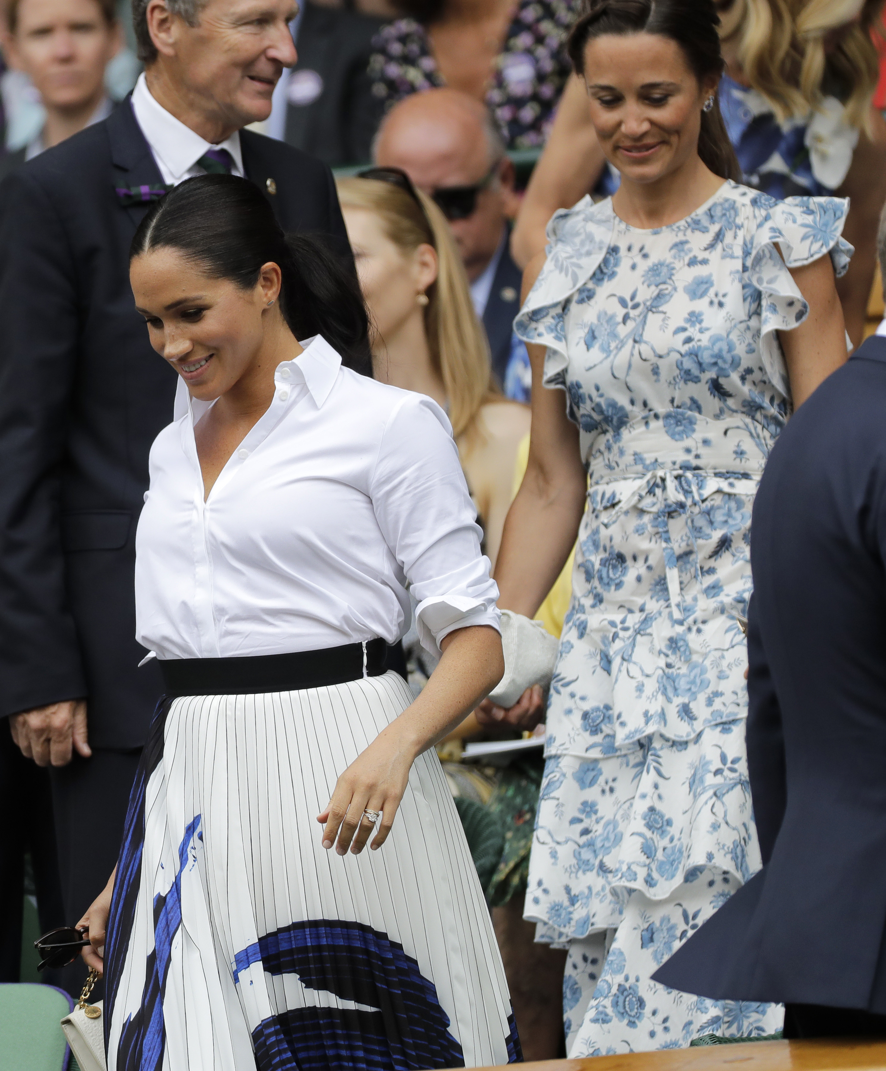 Halep star struck at meeting duchesses at Wimbledon