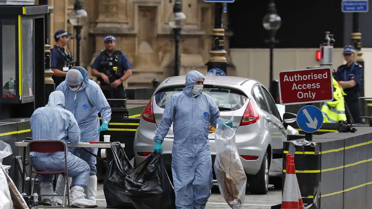 Man who rammed people by UK Parliament guilty of murder bid