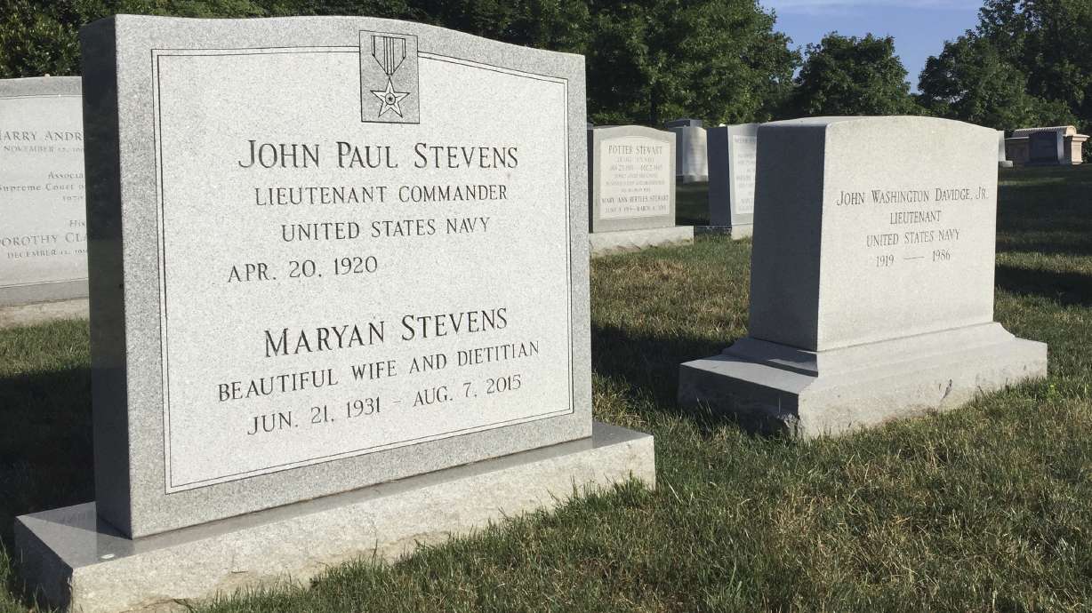 Stevens to be 13th Supreme Court justice buried at Arlington