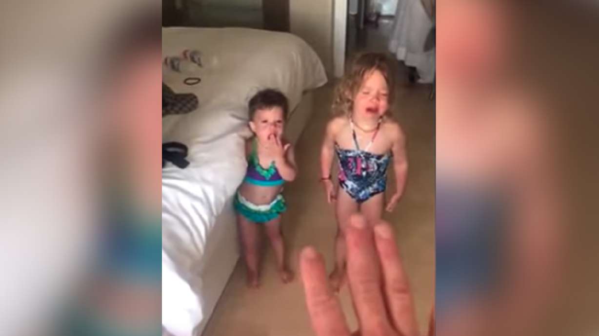 Have You Seen This? Dad's brilliant game to get kids to stop crying