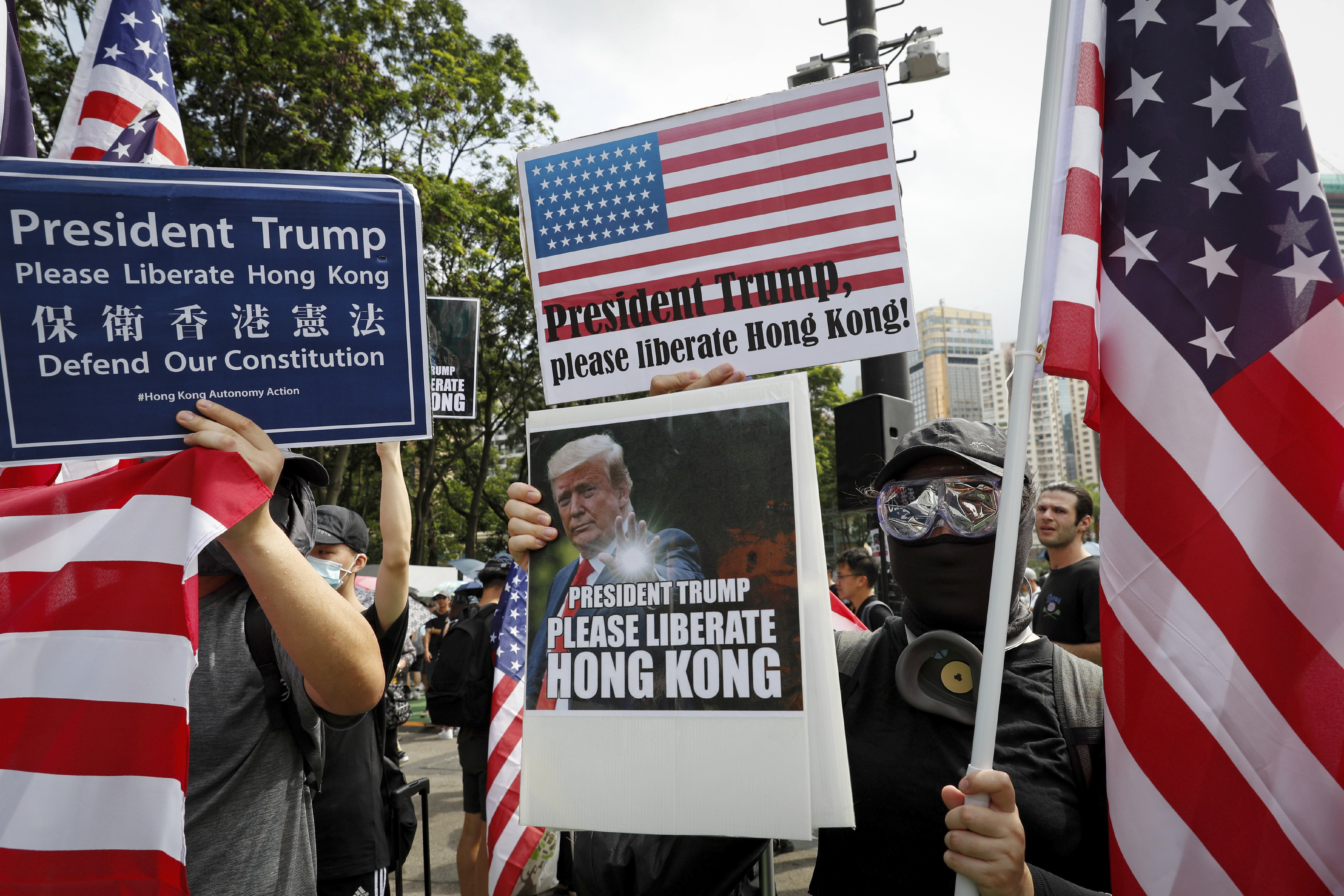 The Latest: Clashes involving Hong Kong protests get violent