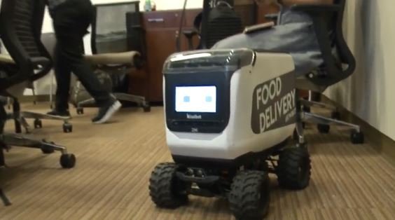 Food-delivery robots being tested in California 