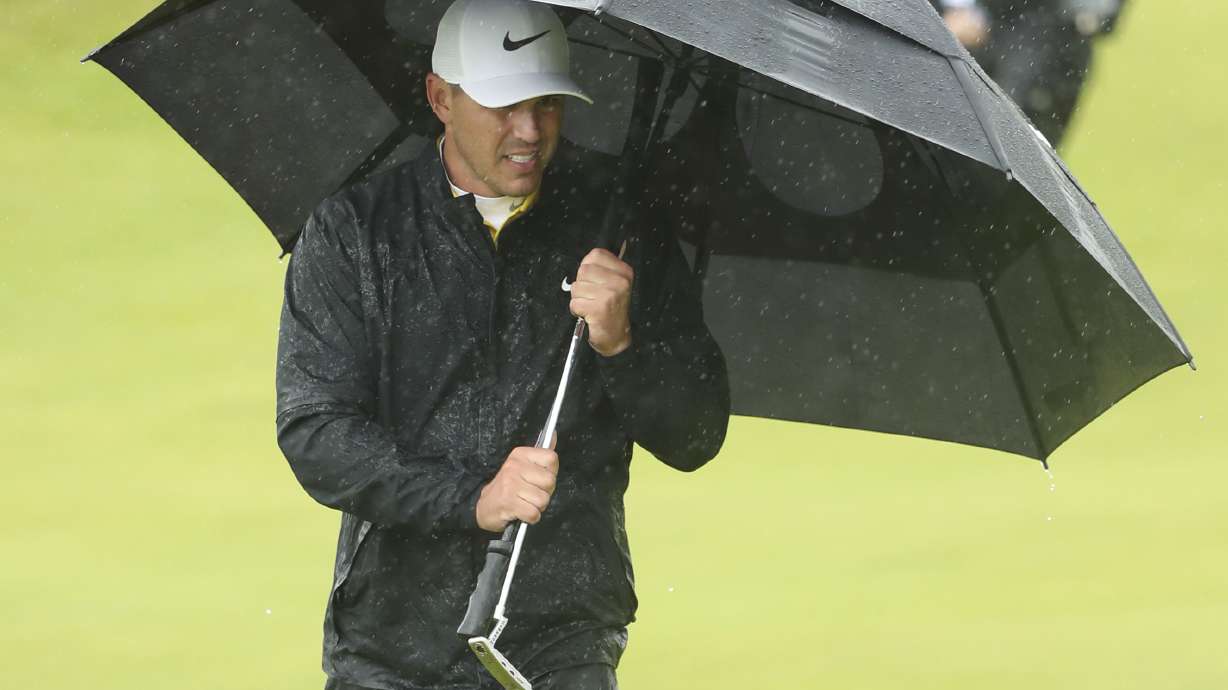 Bad weather leads to some high scores at British Open
