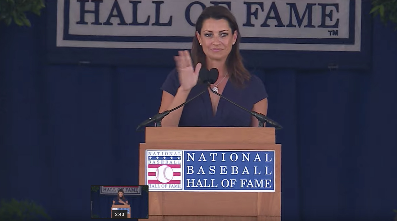 Video: Brandy Halladay's speech at Roy Halladay's Hall of Fame induction   Phillies Nation - Your source for Philadelphia Phillies news, opinion,  history, rumors, events, and other fun stuff.