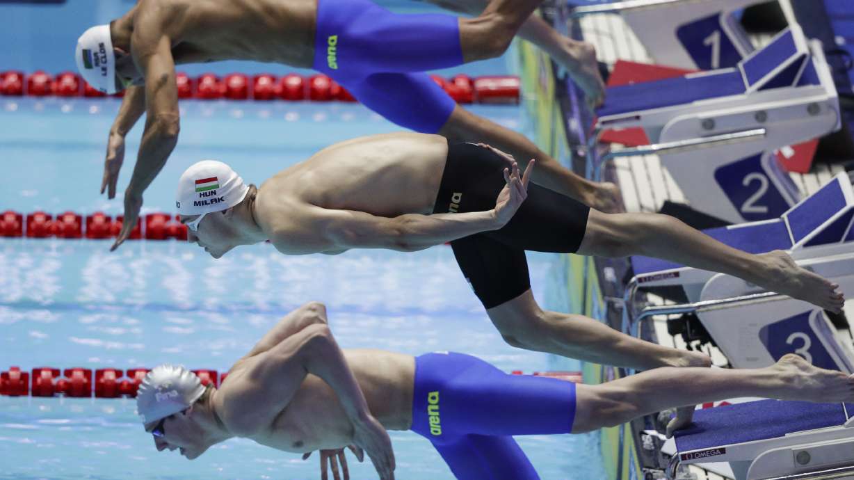 Hungary's Milak breaks Phelps' world record in 200 butterfly