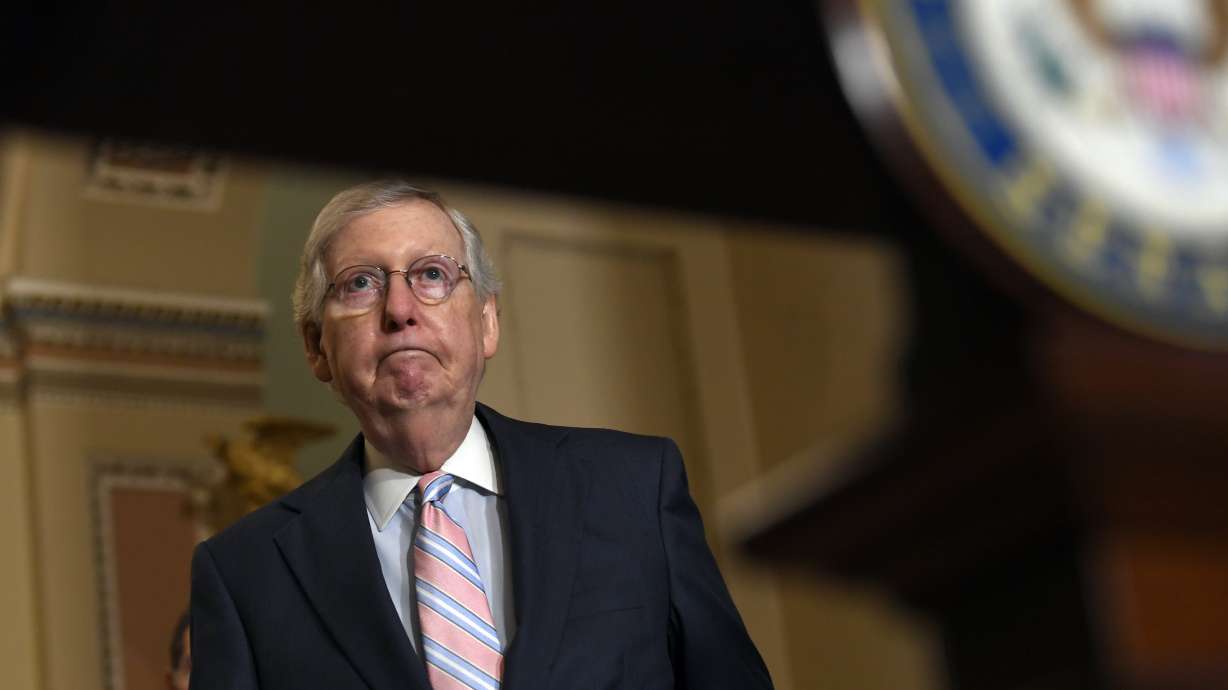 The Latest: Action on election security stalls in Congress