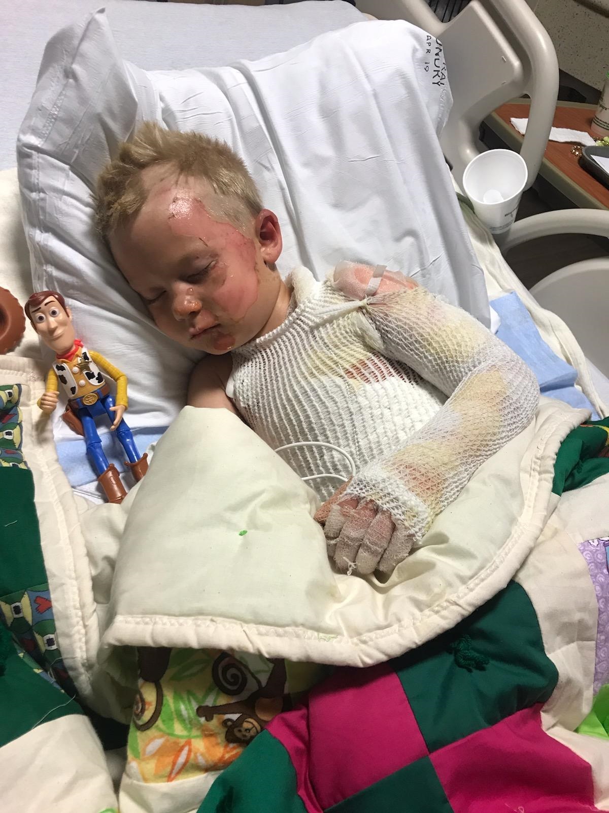 Family speaks about blaze that killed woman, injured 6-year-old