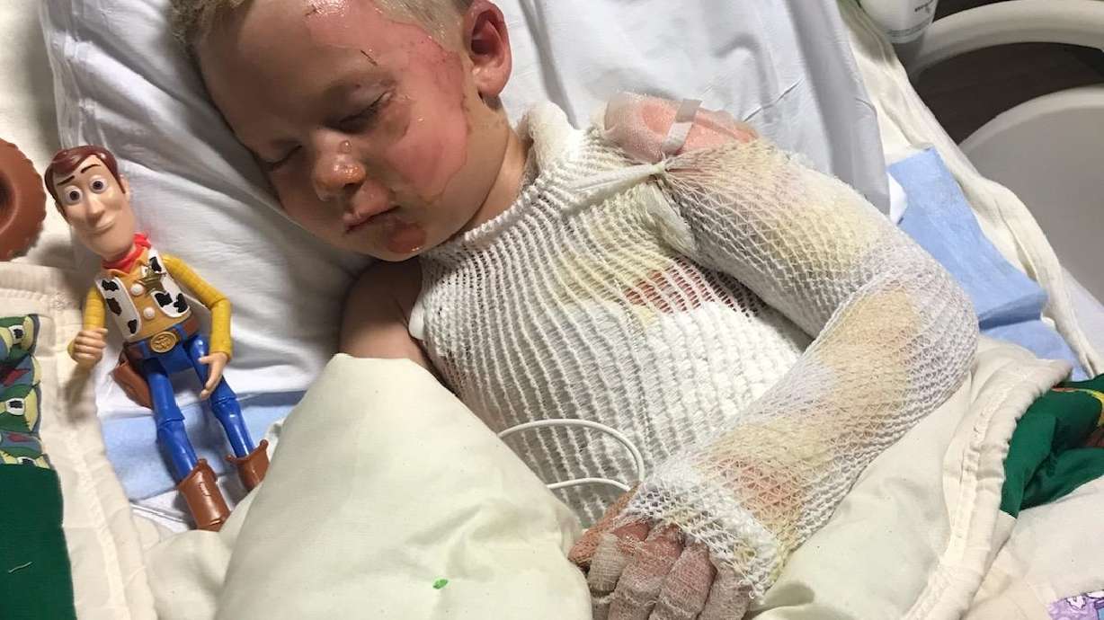 Family speaks about blaze that killed woman, injured 6-year-old