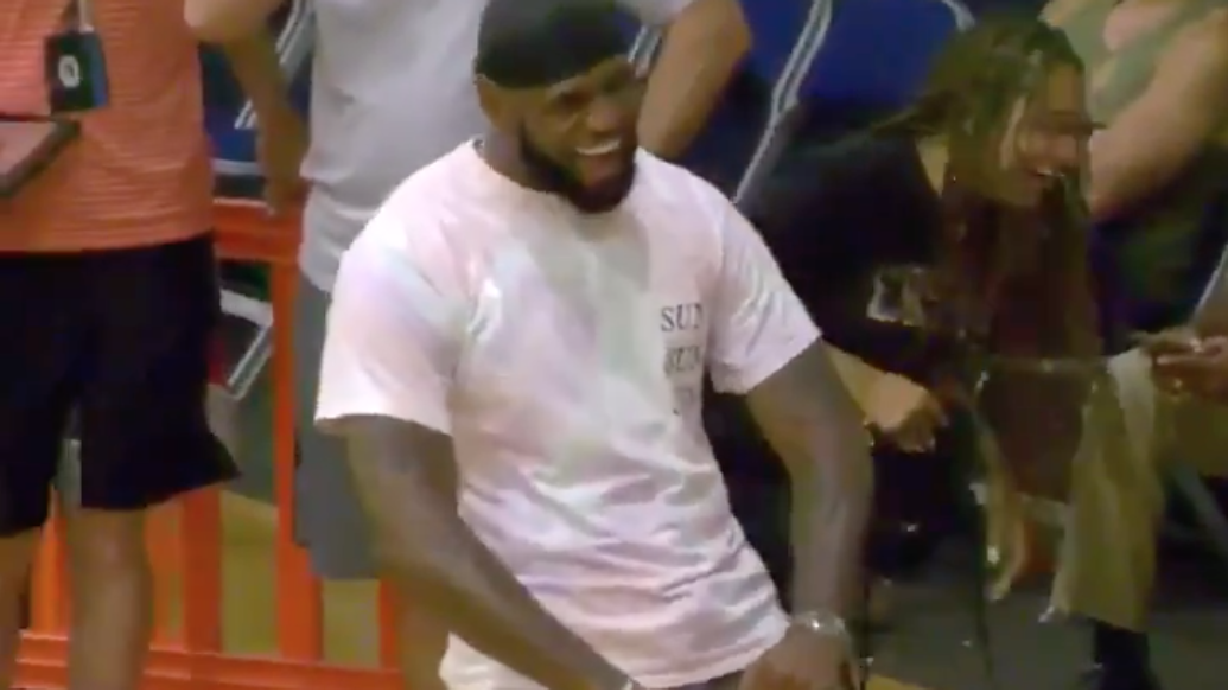Have you seen this? Lebron James might be the most supportive dad ever
