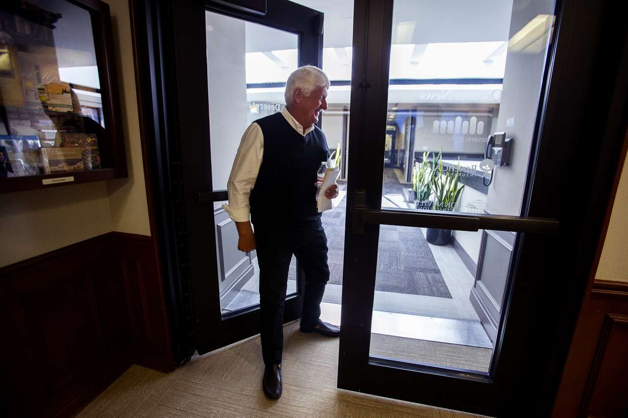Rep. Rob Bishop, R-Utah, leaves a meeting with the Deseret News and KSL editorial boards at KSL Broadcast House in Salt Lake City on Monday, July 29, 2019. (Photo: Scott G Winterton, KSL)