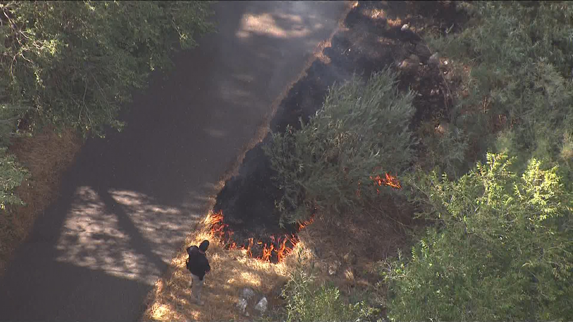 3 separate brush fires ignite in Murray within 1-mile radius, fire officials say