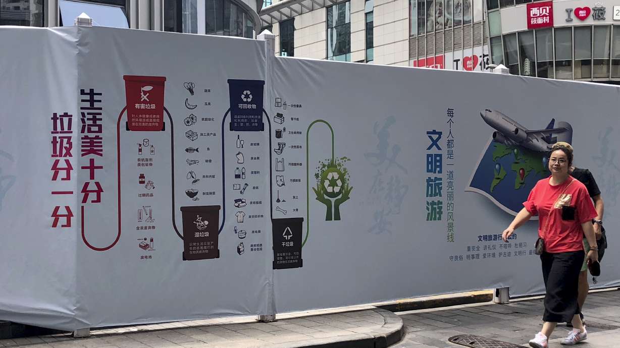 Shanghai tries to reduce its trash, 1 chicken bone at a time