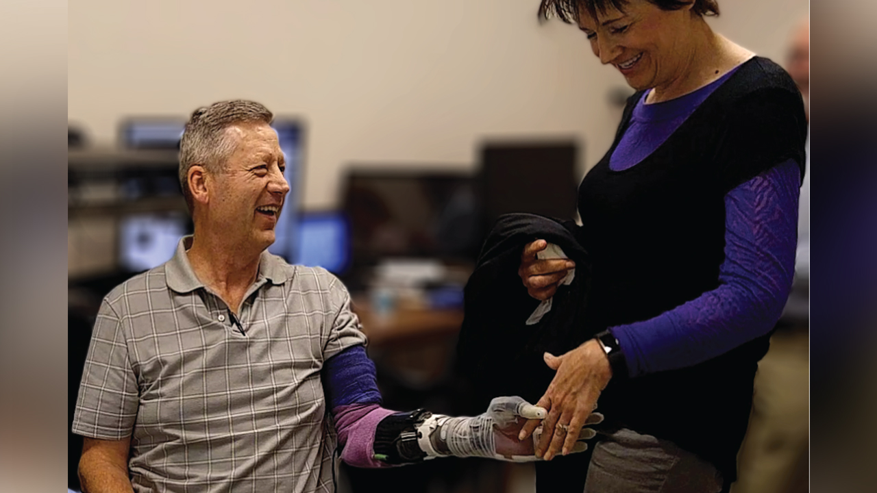 Utah amputee can feel objects again with prosthetic arm inspired by Luke Skywalker
