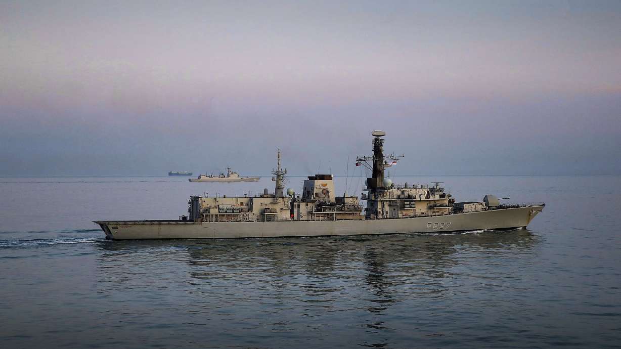 Royal Navy ship shadows Chinese destroyer in English Channel
