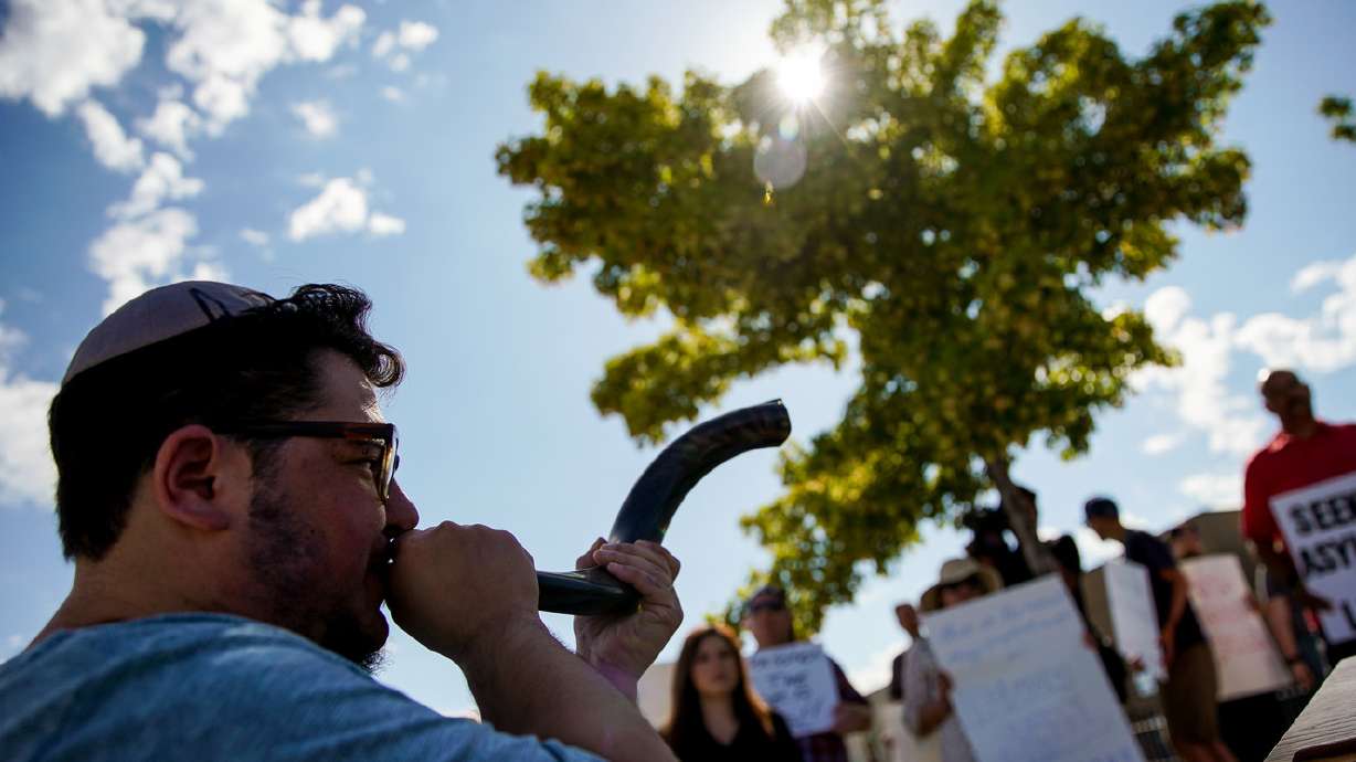 Members of Utah's Jewish community rally against current immigration policies