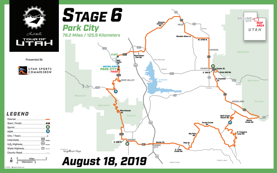 These roads will close during the Tour of Utah bike race | KSL.com