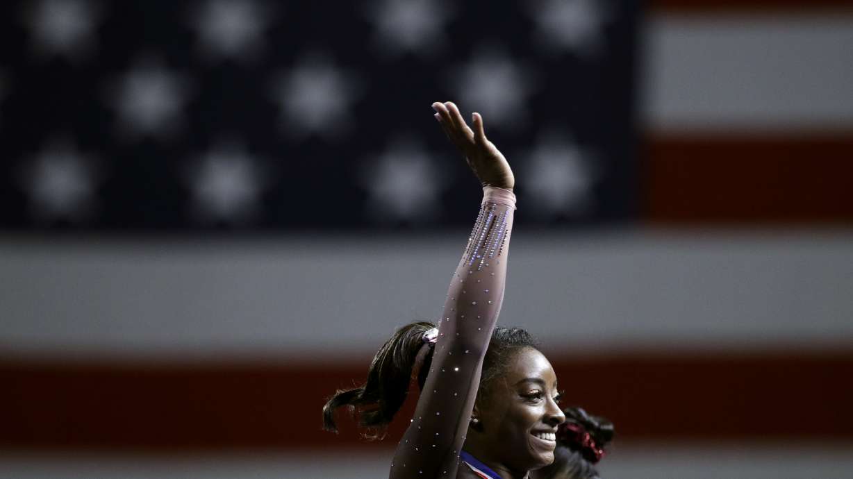 Simone Biles soars to 6th US gymnastics title