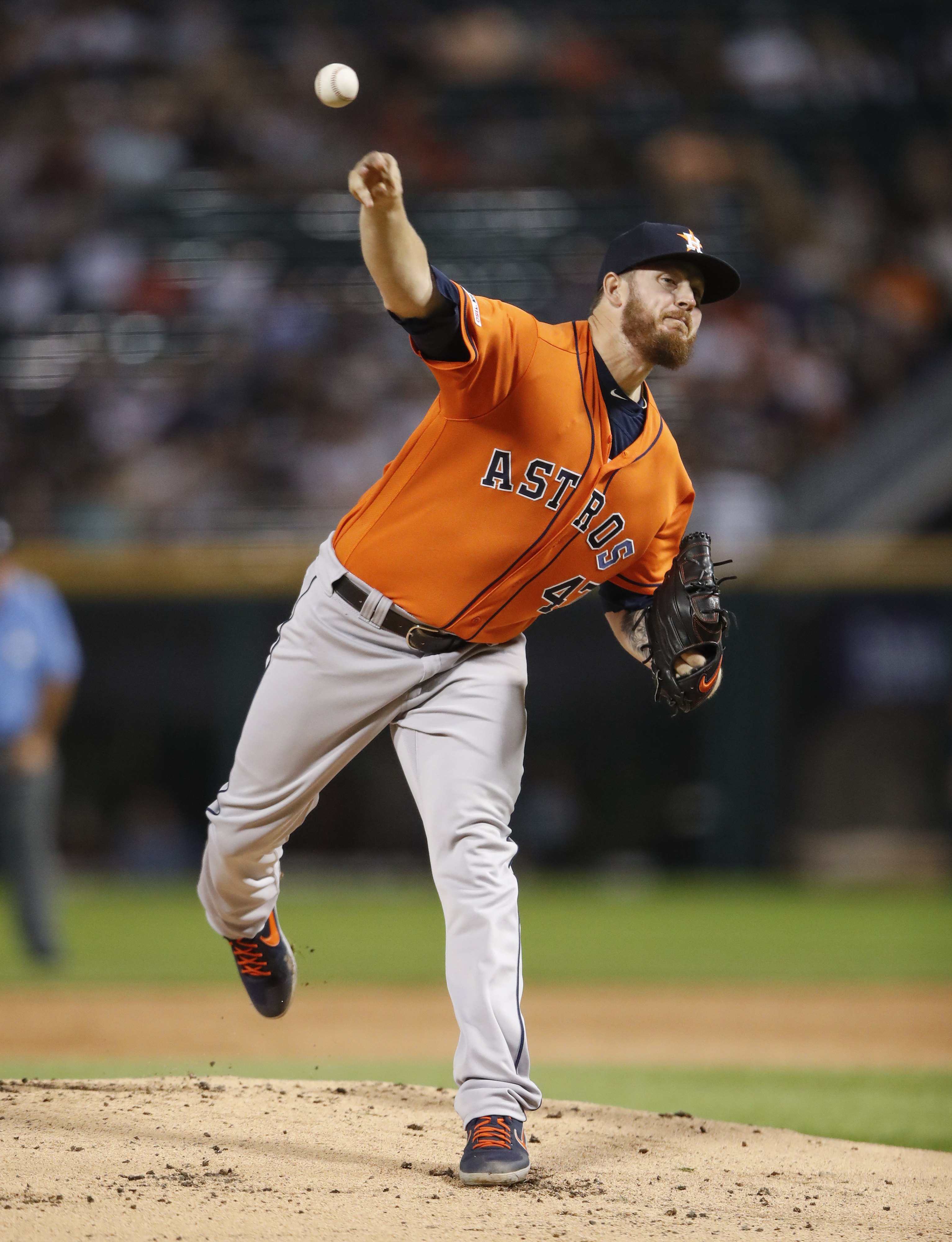 Astros Gerrit Cole pulled before start with White Sox