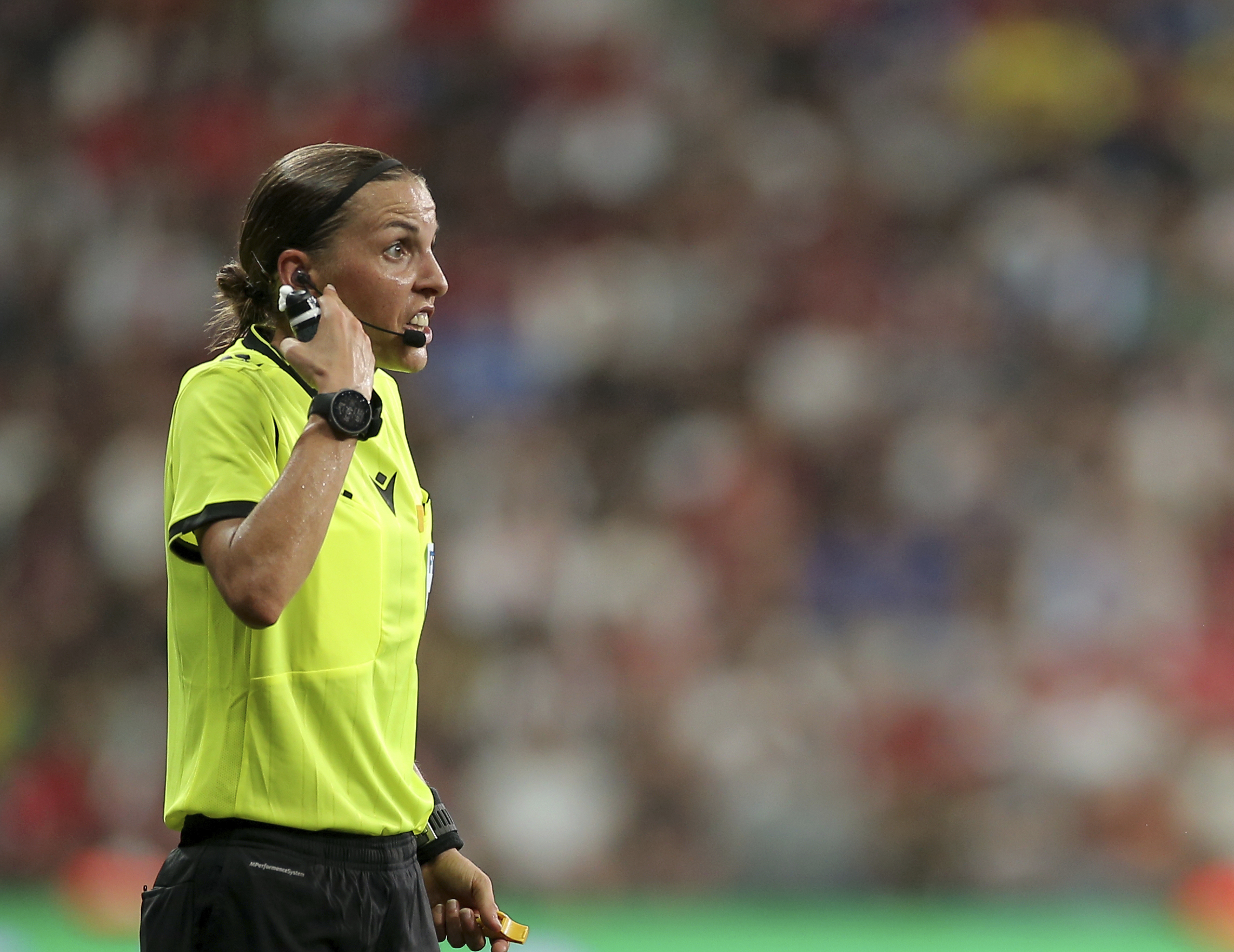 Calm and in control, Frappart blazes trail for female refs