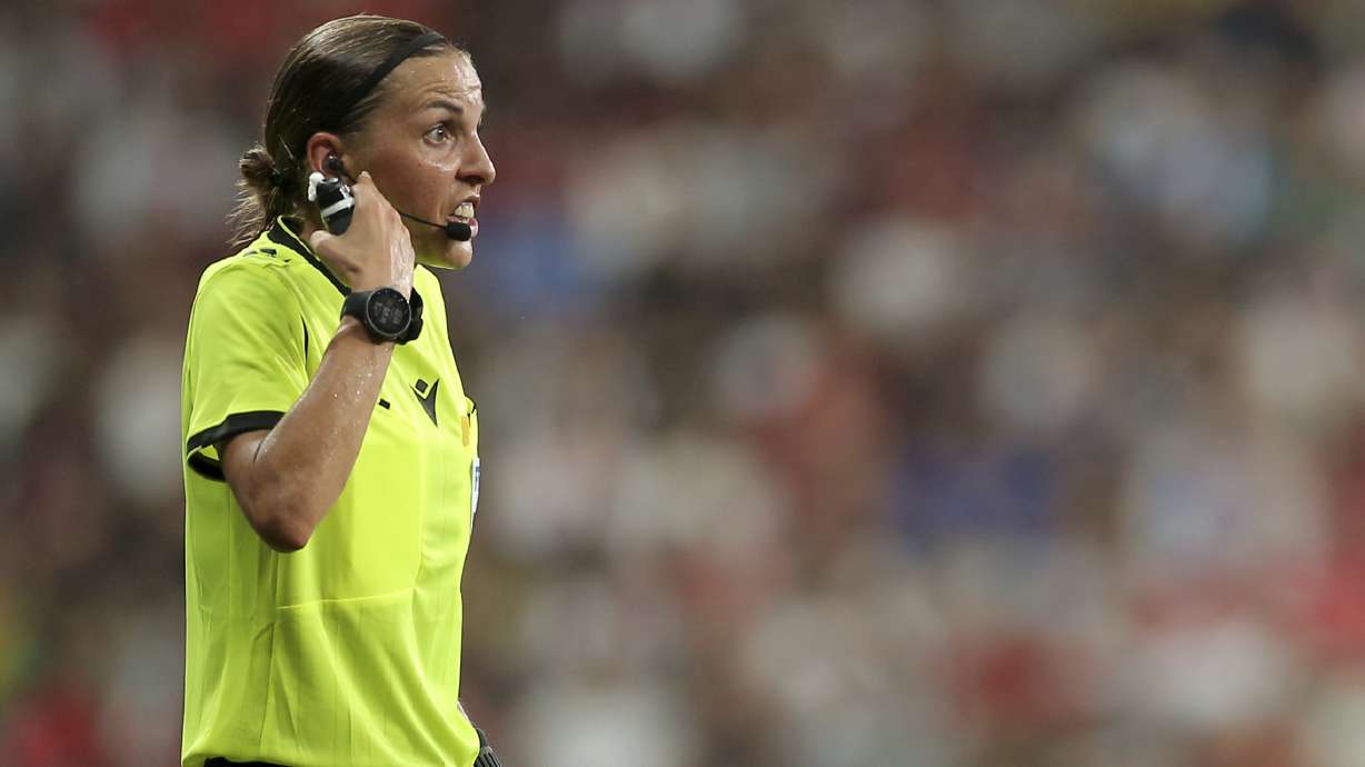 Calm and in control, Frappart blazes trail for female refs