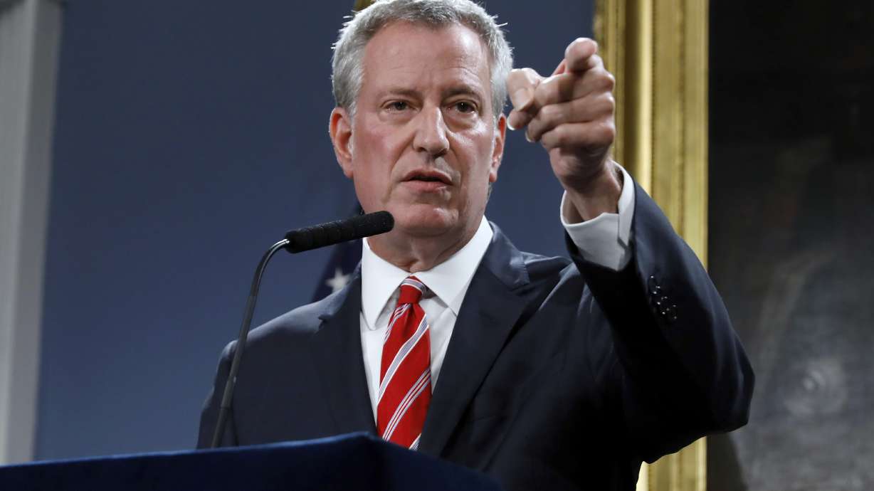 New York Mayor Bill de Blasio drops 2020 presidential bid