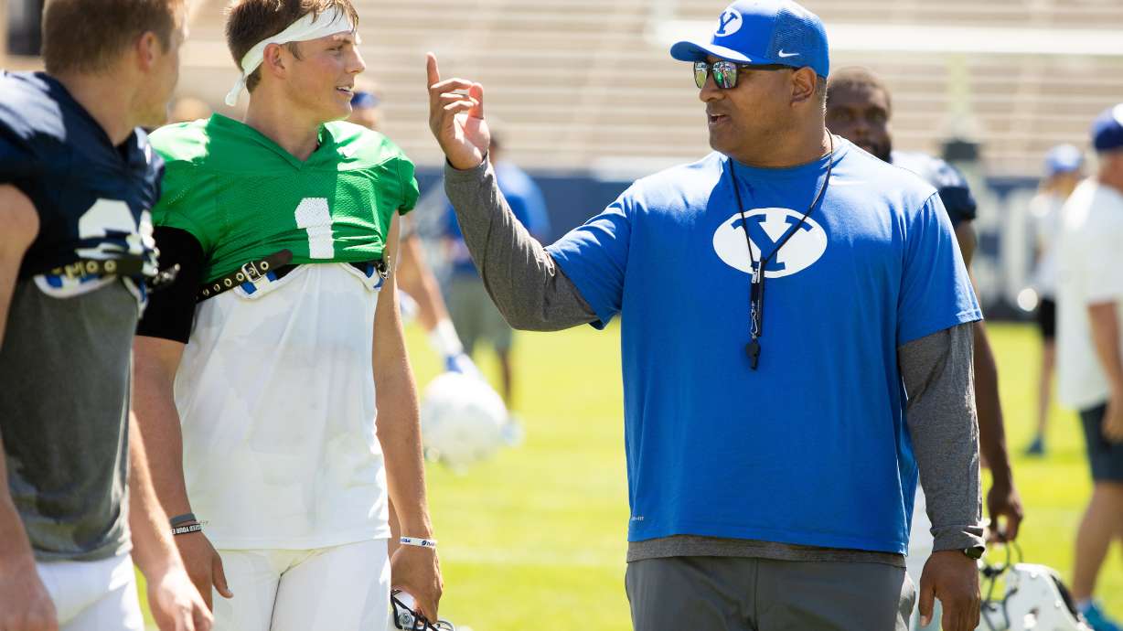 Recruiting, missionaries occupying BYU coach Kalani Sitake's time during COVID-19 shortened spring football