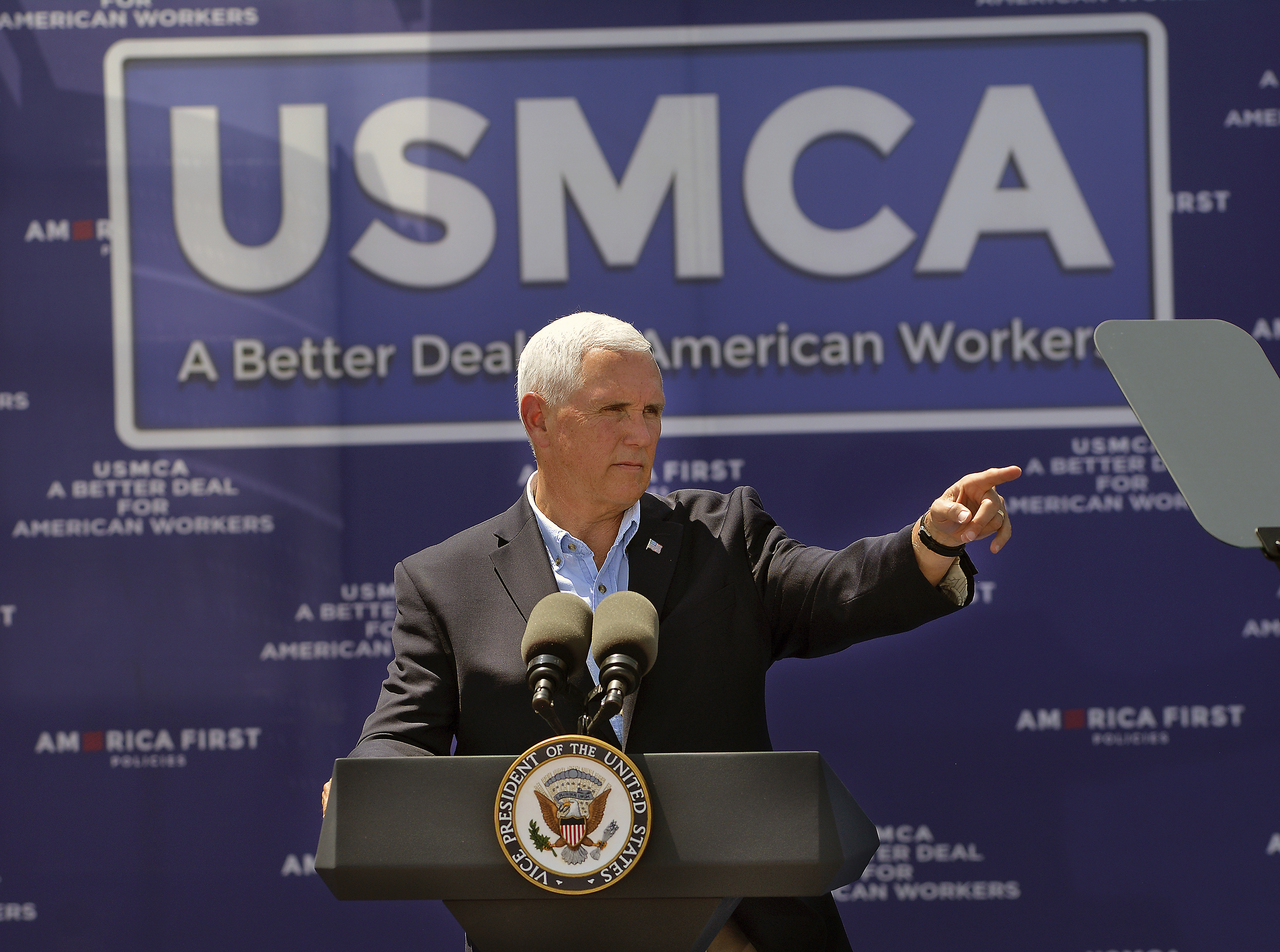 Pence visits Utah to promote trade deal with Mexico, Canada